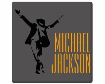 Magnet čtverec plast Michael Jackson