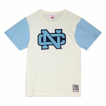 T-shirt Mitchell & Ness University Of North Carolina Color Blocked SS Tee cream - M