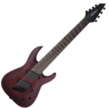 Jackson X Series Dinky Arch Top DKAF8 IL Black Multiscale elektrická kytara