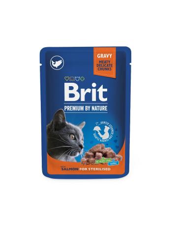 BRIT cat kapsa STERILISED 100g/SALMON