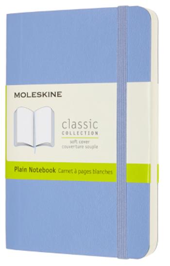 Moleskine Zápisník modrý světle S, čistý, měkký