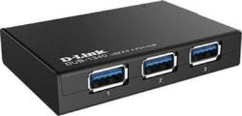 USB 3.0 hub D-Link DUB-1340/E DUB-1340/E, 4 porty, 72 mm, černá