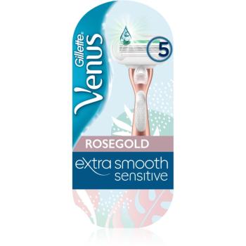 Gillette Venus Extra Smooth Sensitive holicí strojek + náhradní hlavice Rose Gold