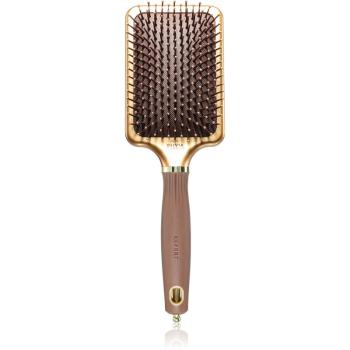 Olivia Garden Rectangular Paddle kartáč pro snadné rozčesání vlasů Gold&Brown 1 ks