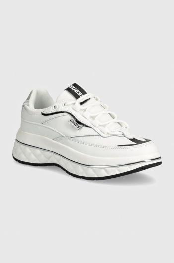 Sneakers boty Guess KYRKI bílá barva, FLTKYR LEA12