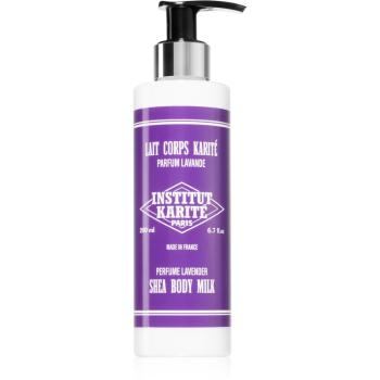 Institut Karité Paris Lavender Shea Body Milk lehké tělové mléko s bambuckým máslem 200 ml