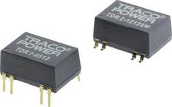 DC/DC měnič napětí, SMD TracoPower TDR 2-2411SM, 24 V/DC, 5 V/DC, 400 mA, 2 W, Počet výstupů 1 x