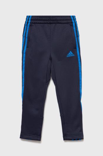 Dětské kalhoty adidas Performance H57033 šedá barva, s aplikací