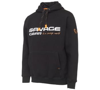 Savage gear mikina cosmo hoodie black ink - s