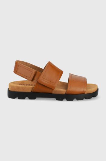 Kožené sandály Camper Brutus Sandal pánské, hnědá barva