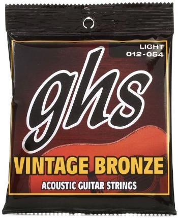 GHS Acoustic Vintage Bronze tvrdost 012/054