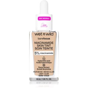 Wet n Wild Bare Focus Niacinamide Skin Tint lehký hydratační make-up odstín Fair Beige 32 ml