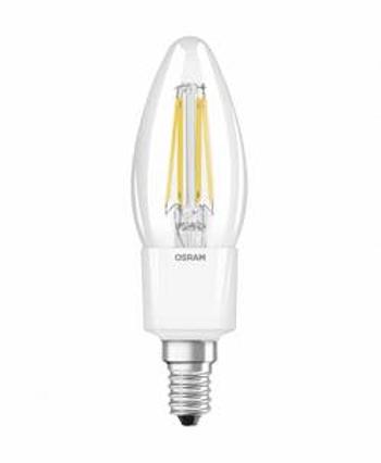 LED žárovka OSRAM 4052899962309 230 V, E14, 5.0 W = 40 W, teplá bílá, A+ (A+++ - D), tvar svíčky, vlákno, stmívatelná, 1 ks