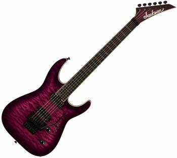 Jackson Pro Plus Series Dinky DKAQ EB Transparent Purple Burst Elektrická kytara