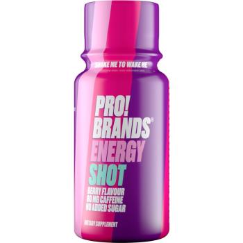 PRO!BRANDS Energy Shot podpora sportovního výkonu příchuť Berry 60 ml