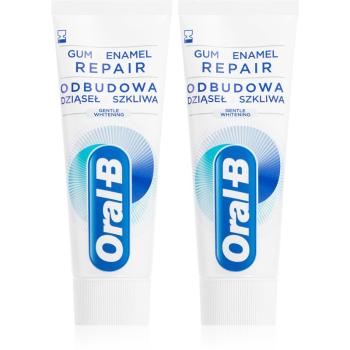 Oral B Gum & Enamel Repair Gentle Whitening jemná bělicí zubní pasta 2 x 75 ml