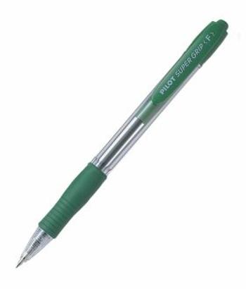 Kuličkové pero Pilot Super Grip zelené