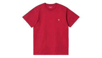 Carhartt WIP S/S Chase T-Shirt Cornel červené I026391_0O5_XX