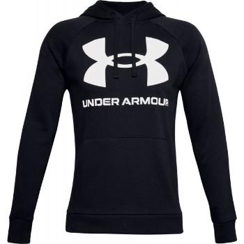 Under Armour RIVAL FLEECE BIG LOGO HD Pánská mikina, černá, velikost XL