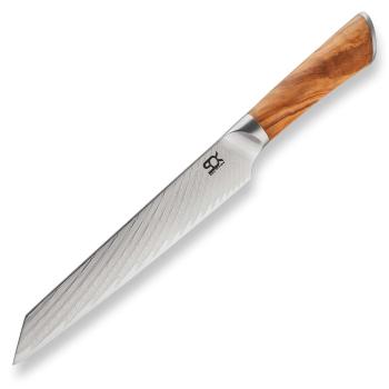 Plátkovací nůž SOK OLIVE SUNSHINE DAMASCUS Dellinger 19 cm