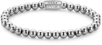 Rebel&Rose Korálkový náramek Silver Shine RR-60020-S 16,5 cm - S, 16,5 cm - S