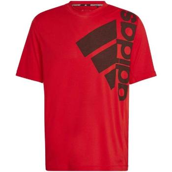 adidas T365 BOS TEE Pánské sportovní tričko, červená, velikost M