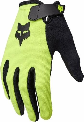 FOX Youth Ranger Fluorescent Yellow M Cyklistické rukavice