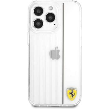 Ferrari PC/TPU 3D Lines Zadní Kryt pro Apple iPhone 13 Pro Max Transparent (3666339026462)