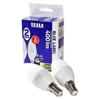 TESLA LED 5W E14 3000K 2 ks (CL140530PACK2)