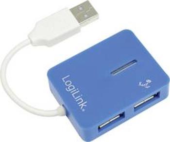 USB 2.0 hub LogiLink UA0136, 4 porty, modrá