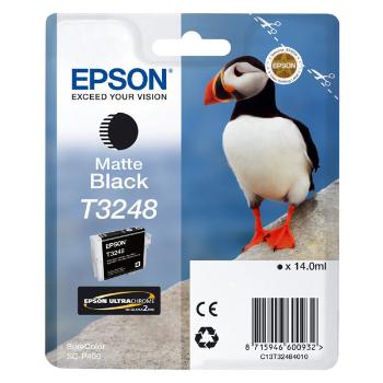 EPSON T3248 (C13T32484010) - originální cartridge, matně černá, 14ml