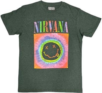 Nirvana Tričko Smiley Glow Box Green XL