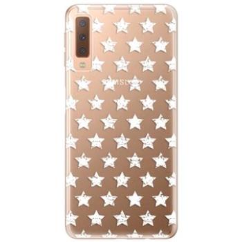 iSaprio Stars Pattern - white pro Samsung Galaxy A7 (2018) (stapatw-TPU2_A7-2018)