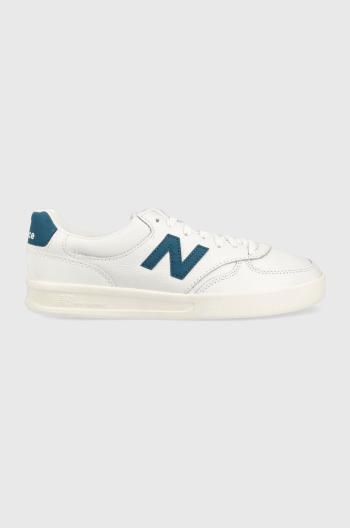 Kožené sneakers boty New Balance Ct300sn3 bílá barva