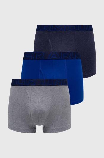 Boxerky Under Armour 3-pack pánské, tmavomodrá barva