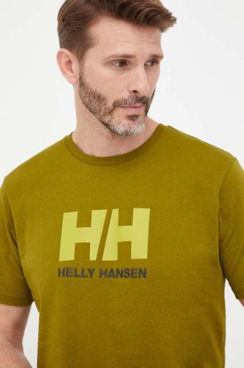 Tričko Helly Hansen HH LOGO T-SHIRT bílá barva, s aplikací, 33979