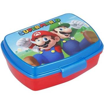 Dětský box na svačinu Super Mario - červený/modrý (21474)