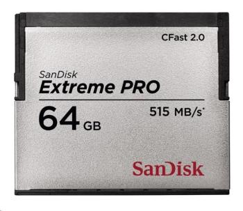 SanDisk CFAST 2.0 64GB Extreme Pro (515 MB/s)