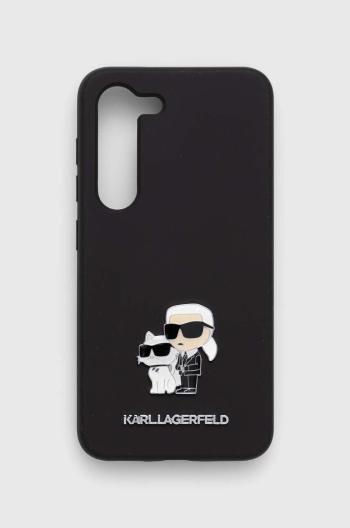 Obal na telefon Karl Lagerfeld S23 S911 černá barva