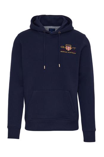 MIKINA GANT MEDIUM ARCHIVE SHIELD HOODIE modrá S