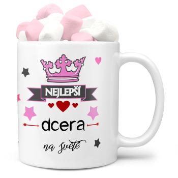 Hrnek Nejlepší dcera (Náplň hrníčku: Marshmallow)