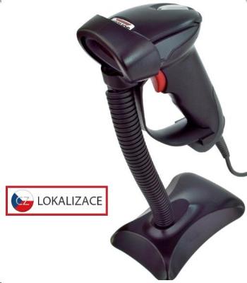 Virtuos laserová čtečka HT-900A, USB (emulace klávesnice/RS232), černá