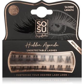 SOSU by Suzanne Jackson Hidden Agenda Undetectable Lashes trsové nalepovací řasy bez uzlíku 14 mm