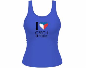 Dámské tílko Tank Top I love Czech republic