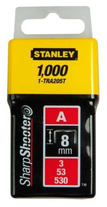 Sponky typu A 8mm 1000 ks 1 ks Stanley by Black & Decker 1-TRA205T