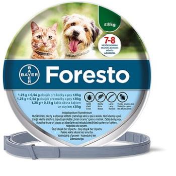 Foresto 1,25 g + 0,56 g obojek pro kočky a psy < 8 kg/38 cm (4007221037873)