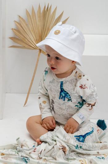 Dětský klobouk Jamiks bílá barva, bavlněný