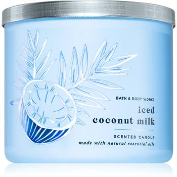 Bath & Body Works Iced Coconut Milk vonná svíčka 411 g