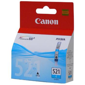CANON CLI-521 C - originální cartridge, azurová, 9ml