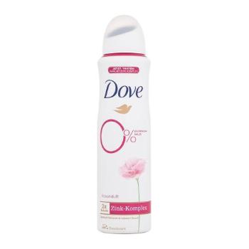 Dove 0% ALU Rose 48h 150 ml deodorant pro ženy deospray